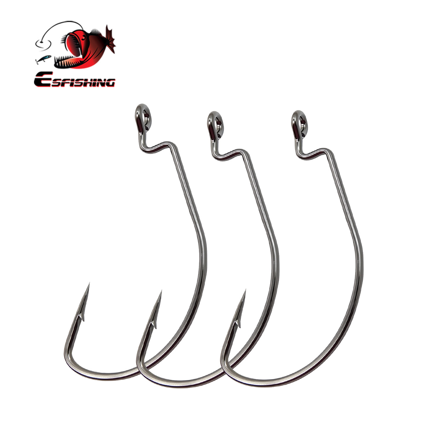 Fishing Hook Offset - Hameçons de pêche ESFISHING en acier
