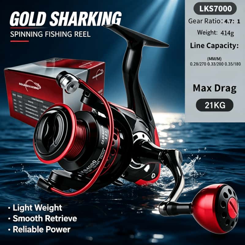 Abu Garcia Reel Max - GOLD SHARKING - Moulinet de pêche