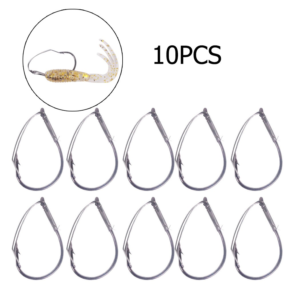 Fishing Hook Barbless - Hameçons farfelu en acier à haute