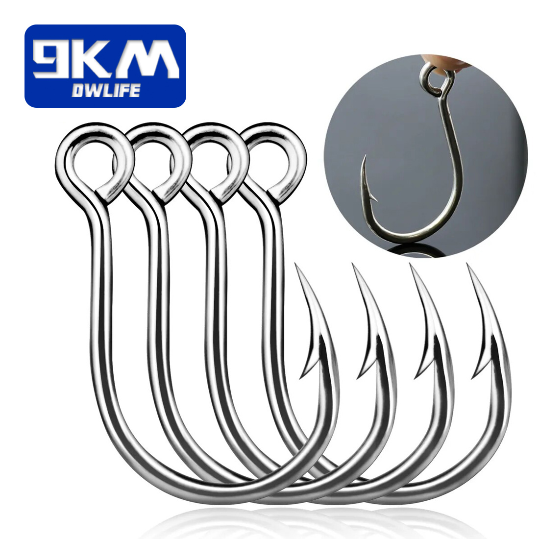 Fishing Hook Assortment - Hameçons de pêche 9KM, 25 pièces,