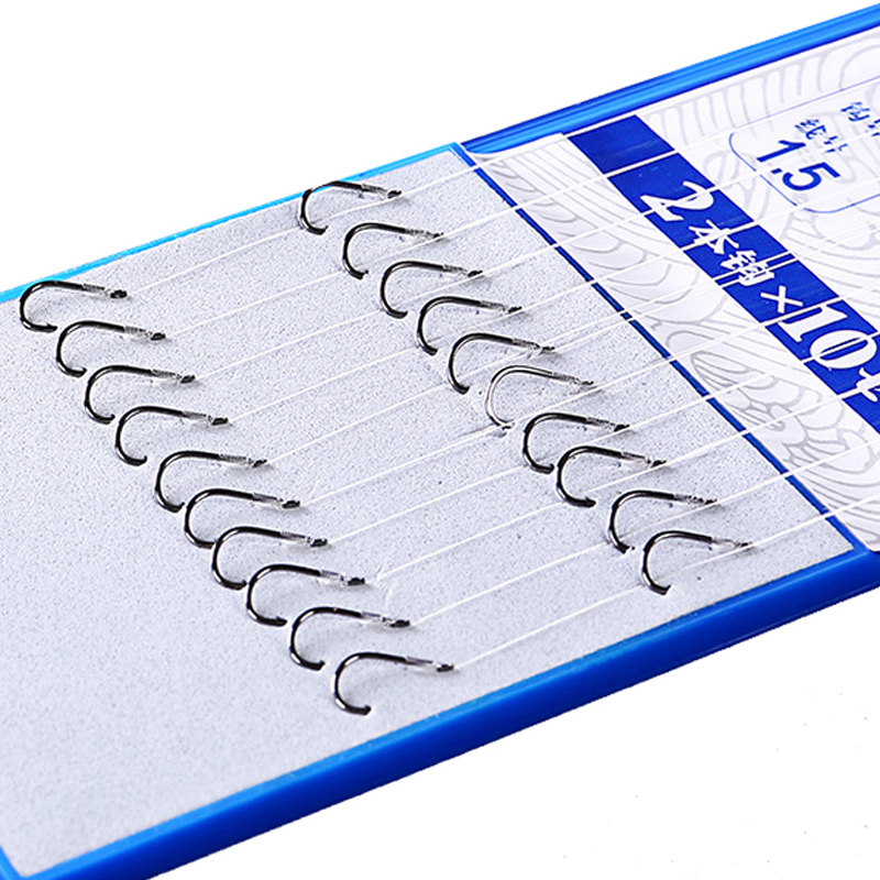 Fishing Hook Assortment - 10 paires d'hameçons de pêche avec