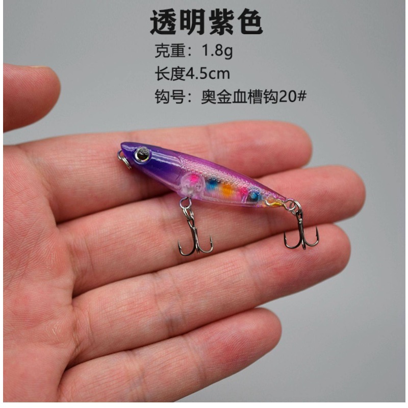 Fishing Hook Treble - 1 pièces Zigzag chien flottant Topwater