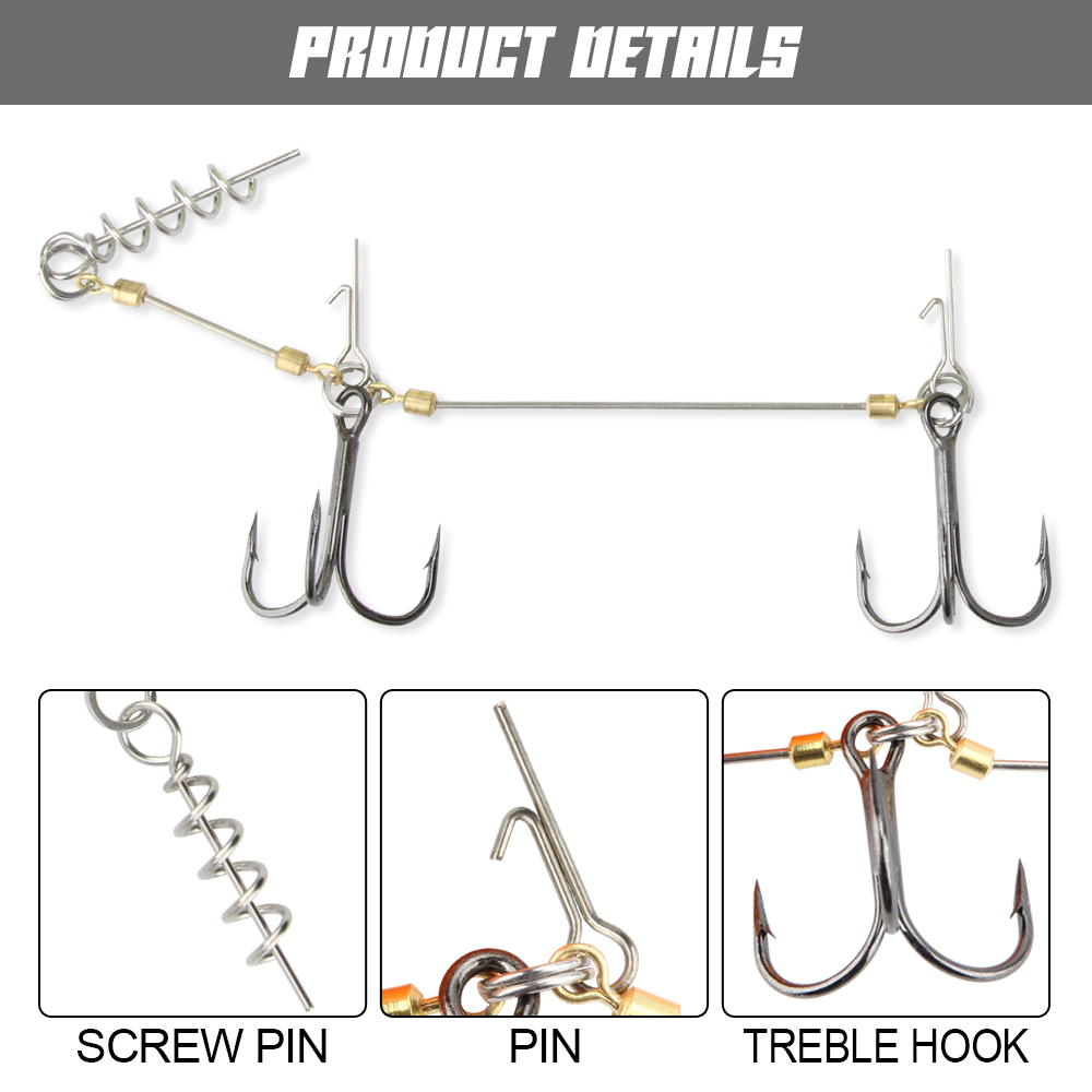 Spinpoler brochet Stinger plat - Fishing Hook Size avis et prix