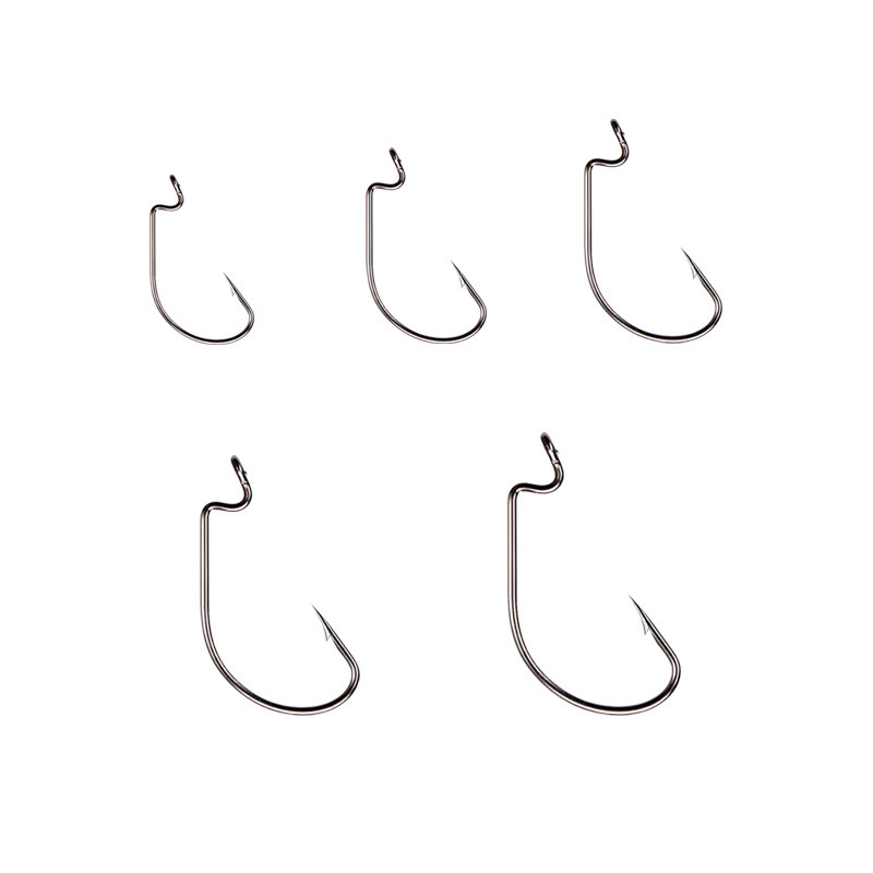 50pcs large ver crochet en aci - Fishing Hook Offset avis et prix