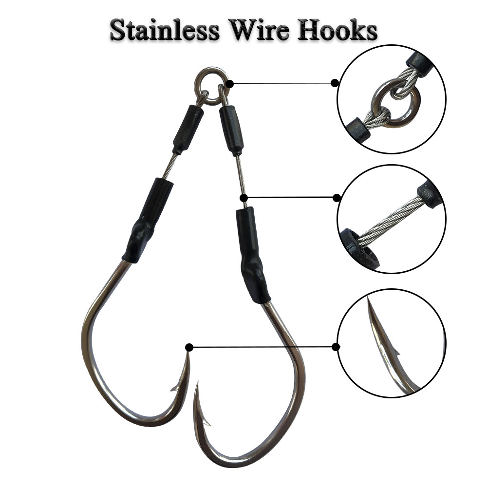 2 paires/sac crochet de gabari - Fishing Hook Assortment avis et prix