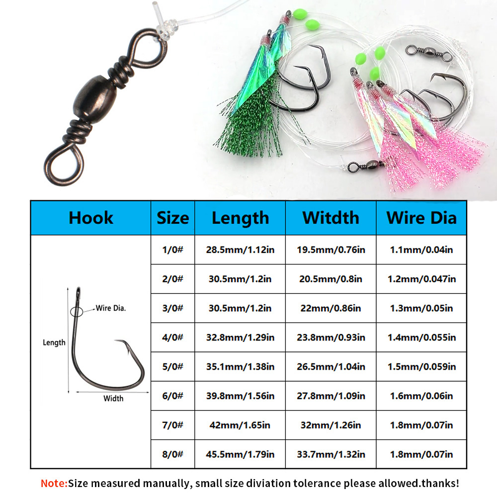 Bimoo 10 packs de montages Sab - Fishing Hook Size avis et prix
