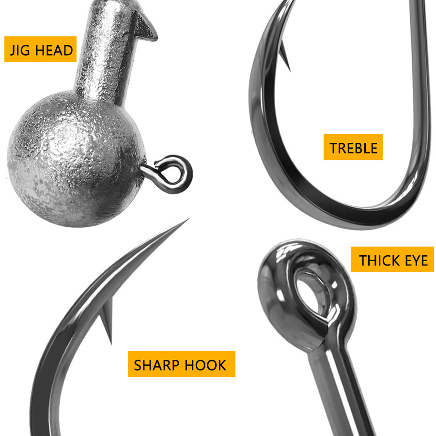 Hameçons de pêche à tête de ji - Fishing Hook Assortment avis et prix