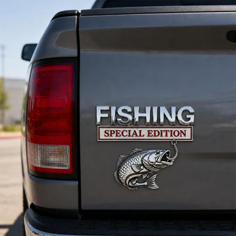 Emblème de voiture en métal Ch - Fishing Hook avis et prix