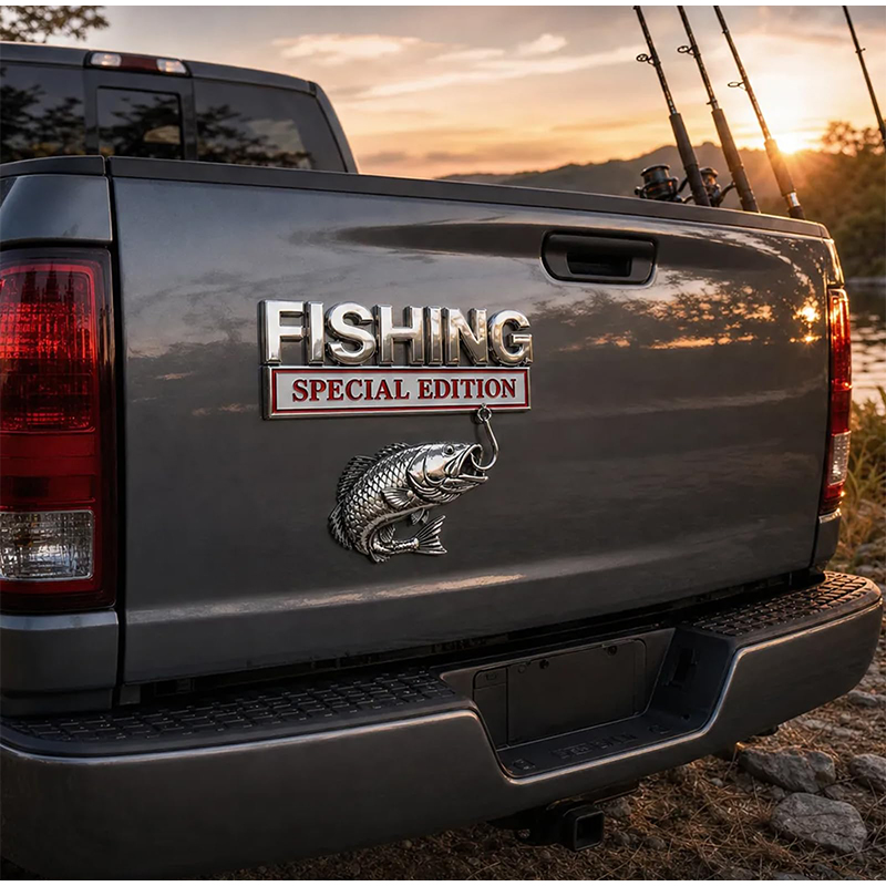 Emblème de voiture en métal Ch - Fishing Hook avis et prix