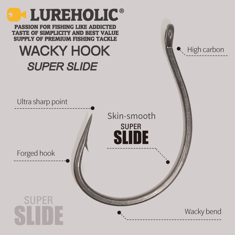 LUREHOLIC PTFE Super glisser c - Fishing Hook Offset avis et prix