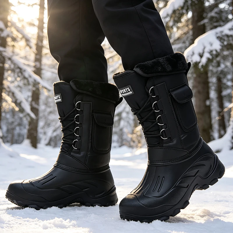 Bottes d'hiver pour hommes, ch - Fishing Hook Size avis et prix