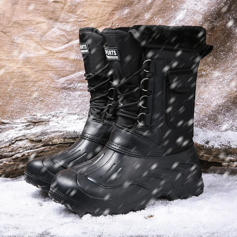 Bottes d'hiver pour hommes, ch - Fishing Hook avis et prix