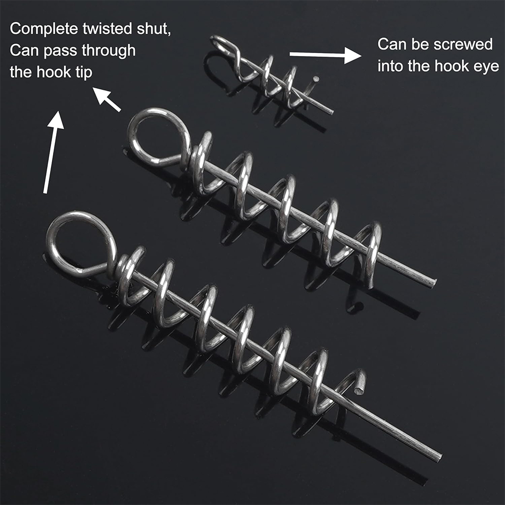 50 pièces printemps torsion se - Fishing Hook Stainless Steel avis et prix