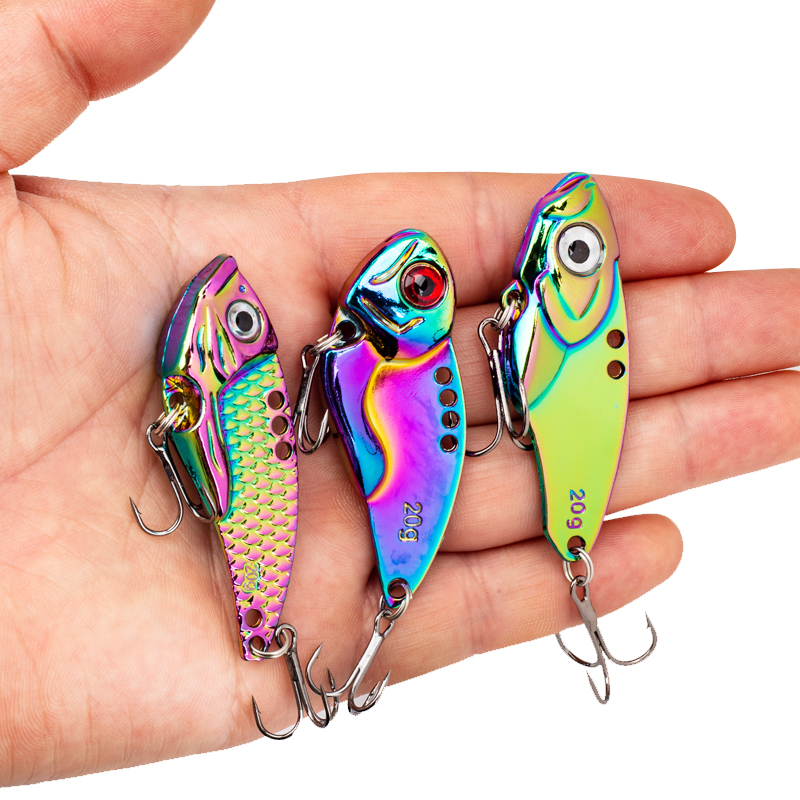 Lot de 3 leurres VIB métalliqu - Fishing Hook Treble avis et prix