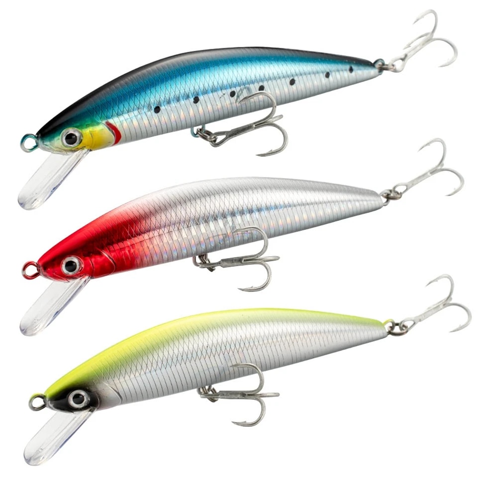 Leurre méné rigide coulant ave - Fishing Hook Treble avis et prix